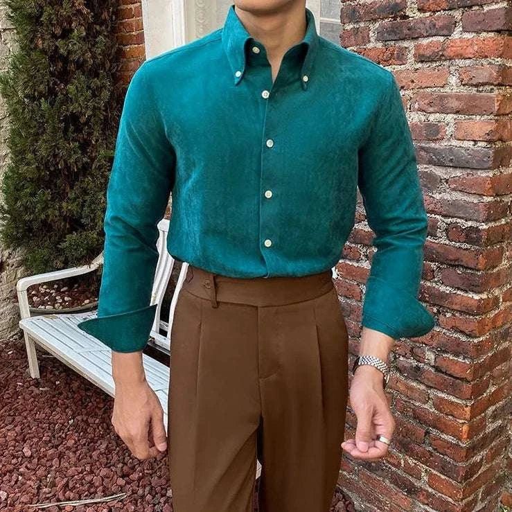 Business outfit style long sleeve shirt - Antonios