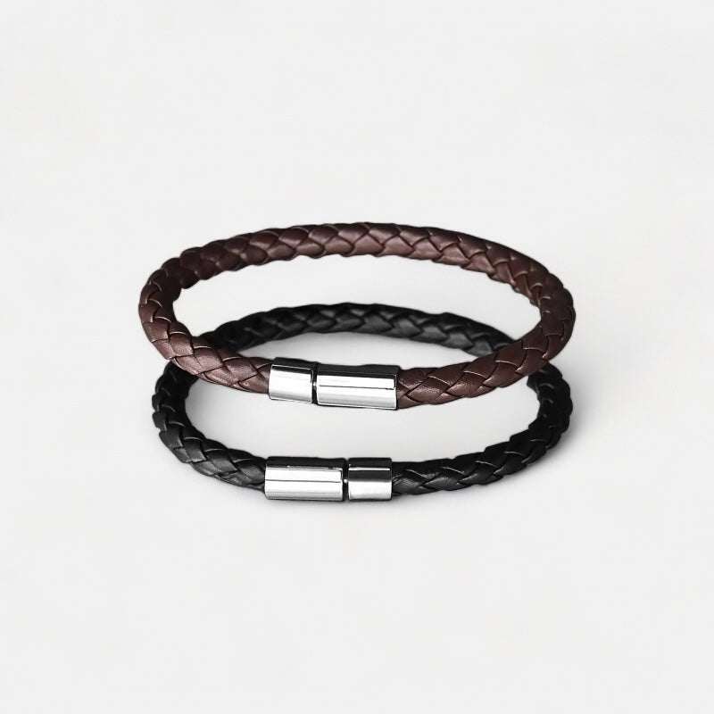 Business PU leather bracelet - Antonios
