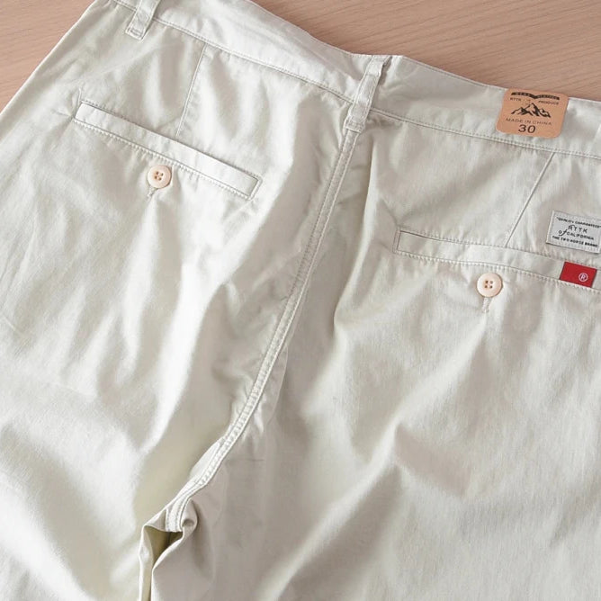 Business straight fit chino with 97% cotton - Antonios