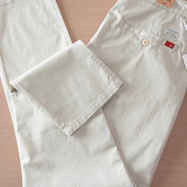 Business straight fit chino with 97% cotton - Antonios