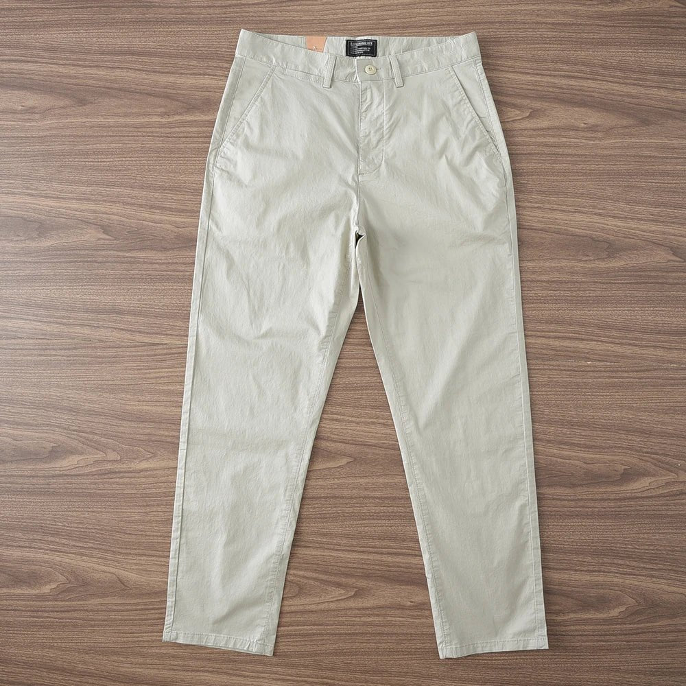 Business straight fit cotton pants - Antonios