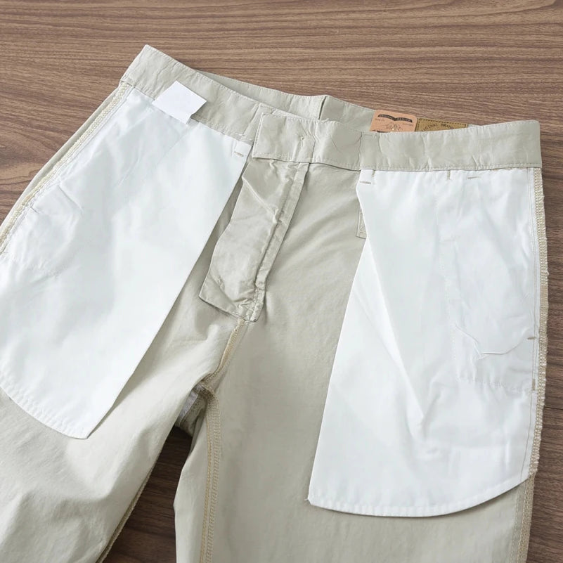 Business straight fit cotton pants - Antonios