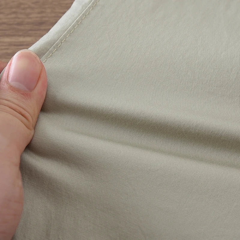 Business straight fit cotton pants - Antonios