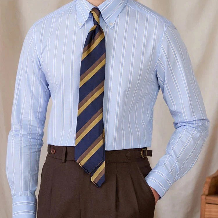 Business stripe all long sleeve shirt - Antonios