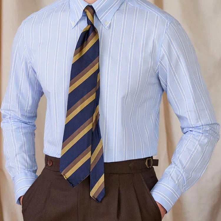 Business stripe all long sleeve shirt - Antonios