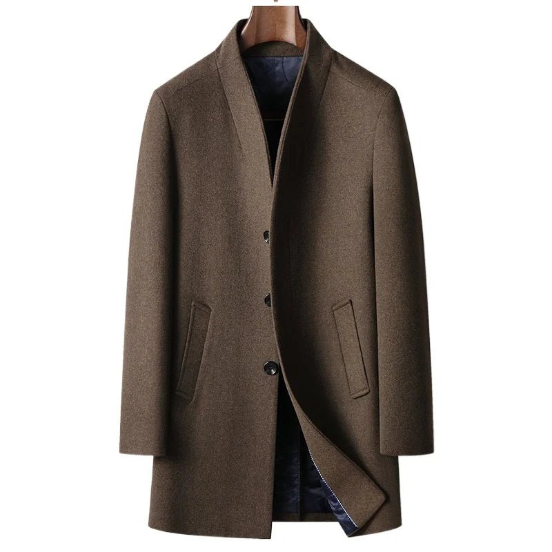 Business winter woolen blend coat - Antonios