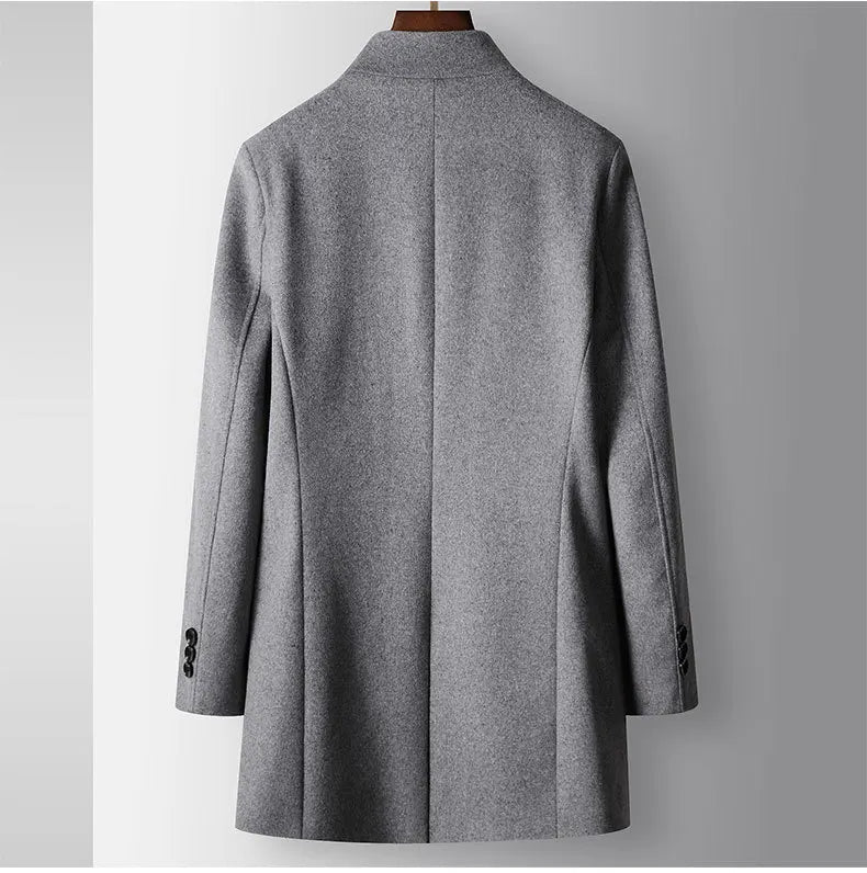 Business winter woolen blend coat - Antonios