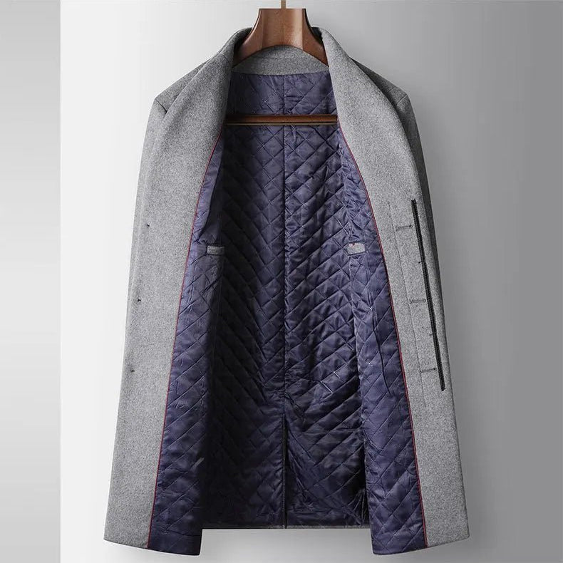 Business winter woolen blend coat - Antonios