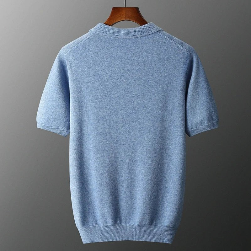 Cashmere italian design polo t-shirt - Antonios