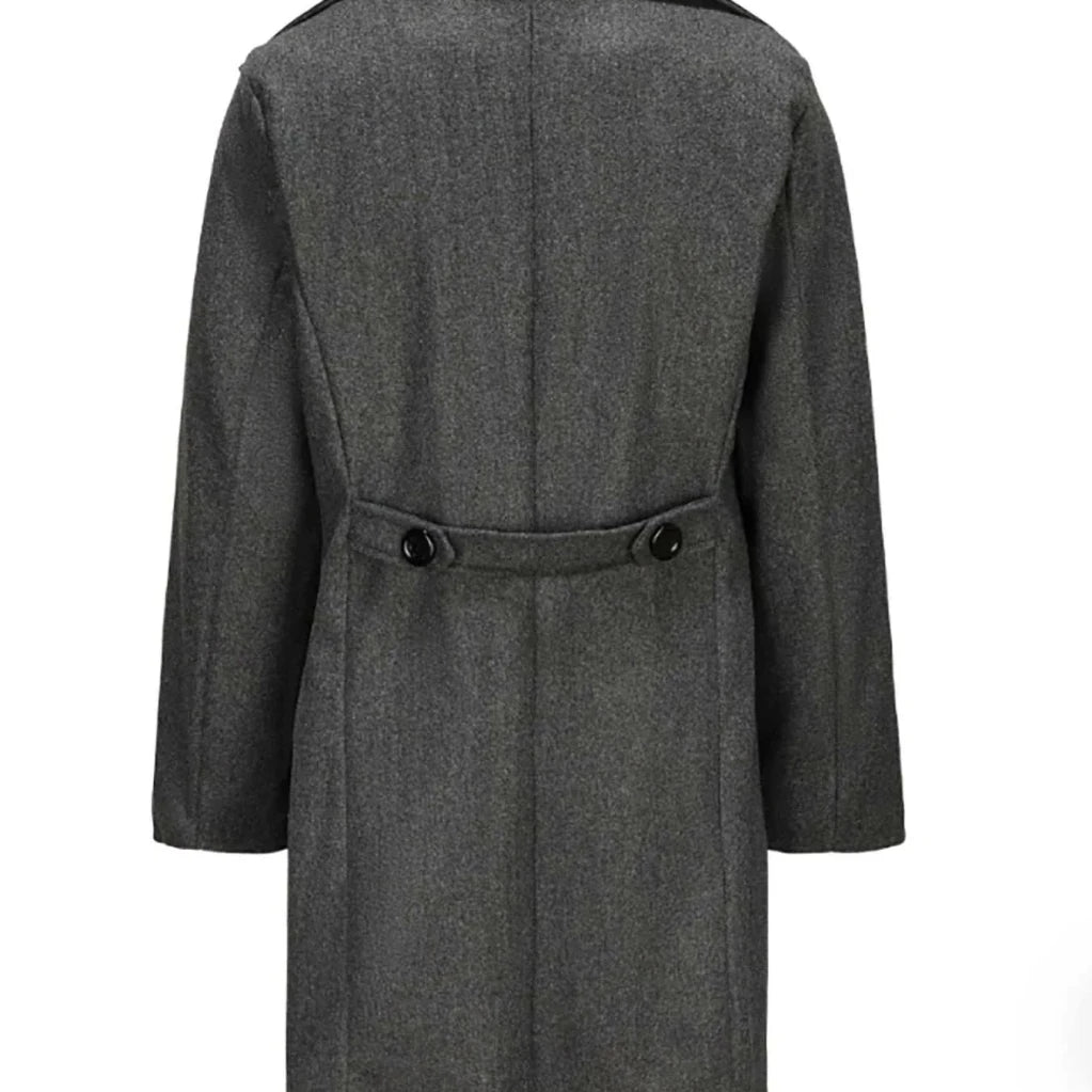 Casual british long coat - Antonios