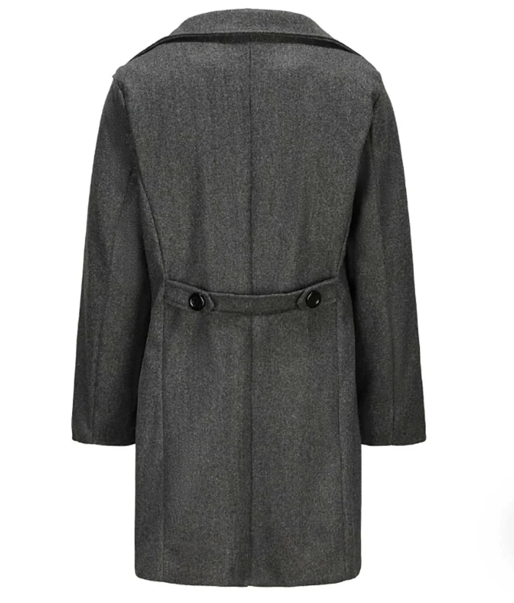 Casual british long coat - Antonios
