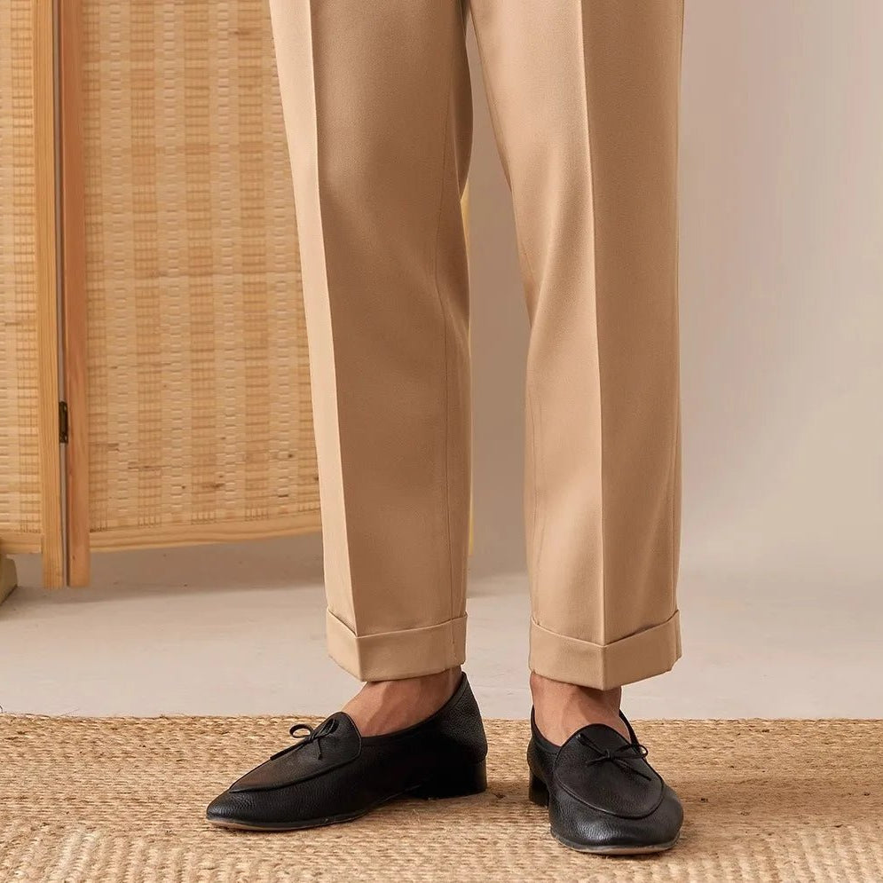 Casual button - down straight fit elegant pants - Antonios