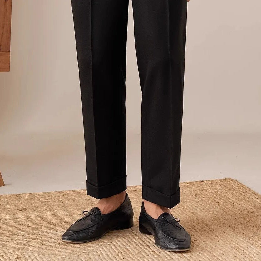 Casual button - down straight fit elegant pants - Antonios