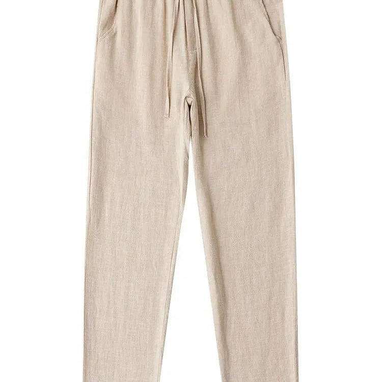 Casual cotton - linen pants - Antonios