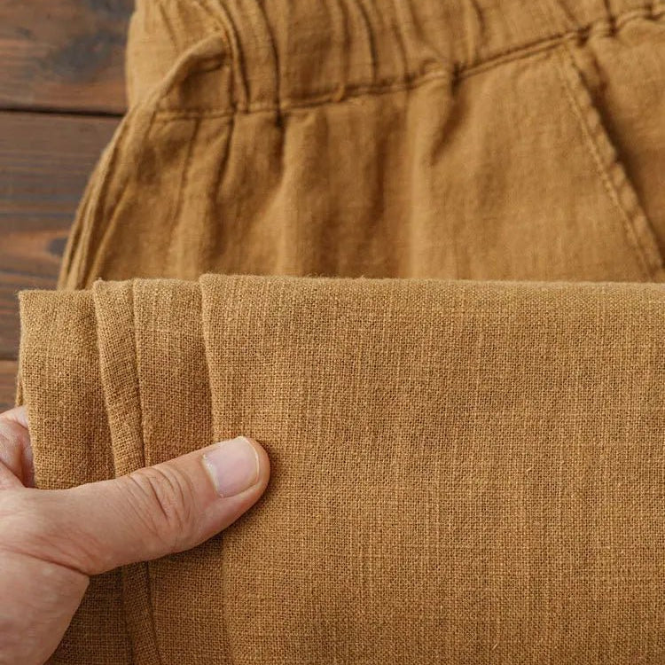 Casual cotton - linen pants - Antonios
