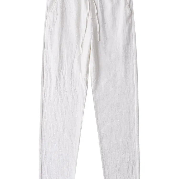 Casual cotton - linen pants - Antonios