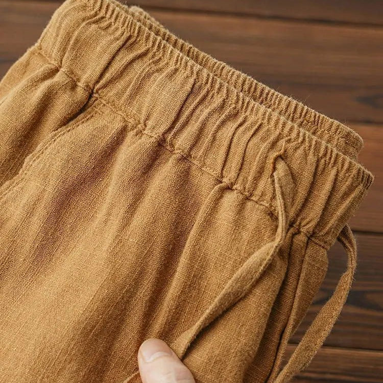 Casual cotton - linen pants - Antonios