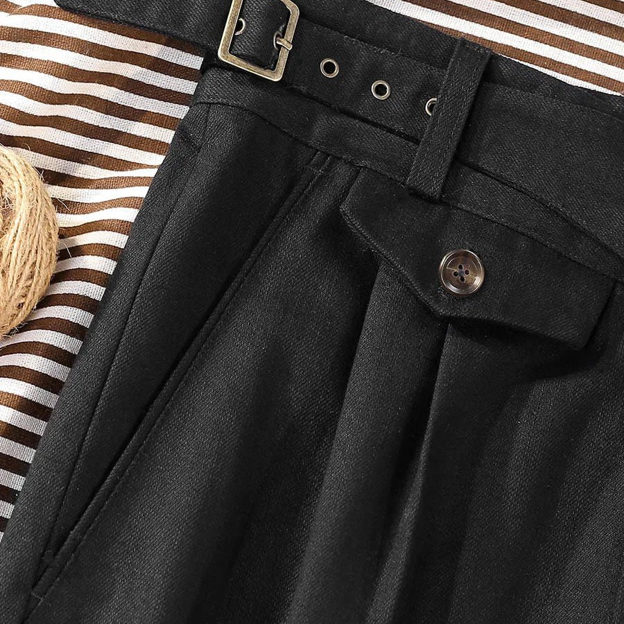 Casual italian cotton trousers four season - Antonios