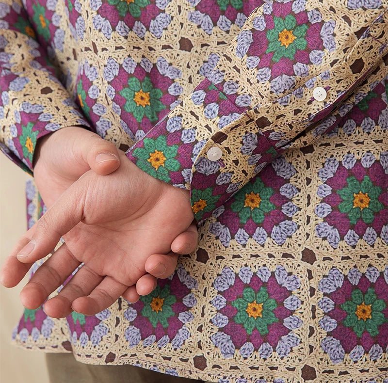 Casual Long - Sleeved shirt beach - Antonios