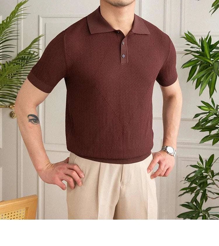 Casual men's polo t-shirt - Antonios