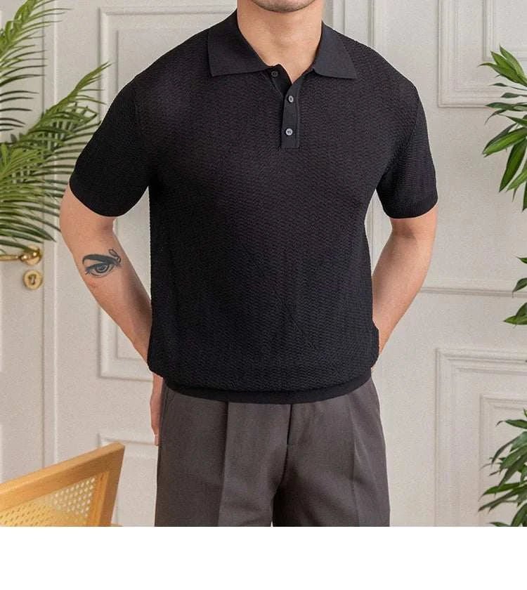 Casual men's polo t-shirt - Antonios