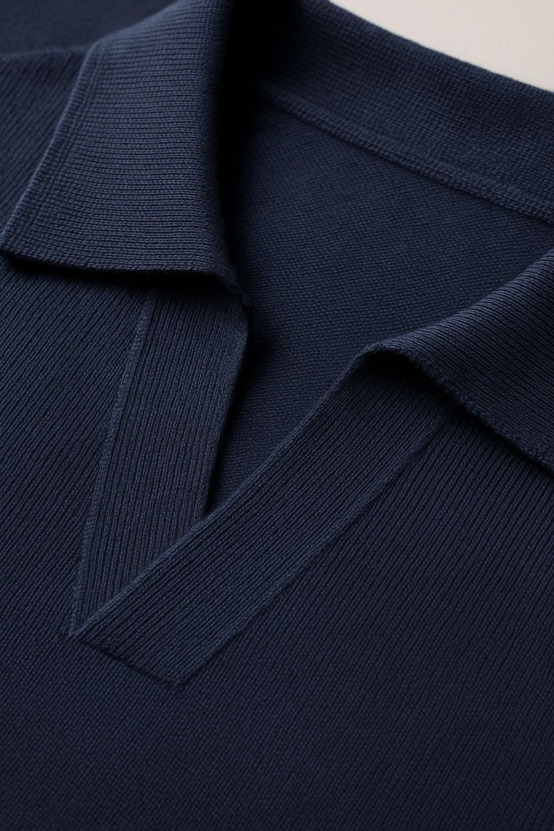 Casual outfit set navy blue + black (T-shirt+pants) - Antonios