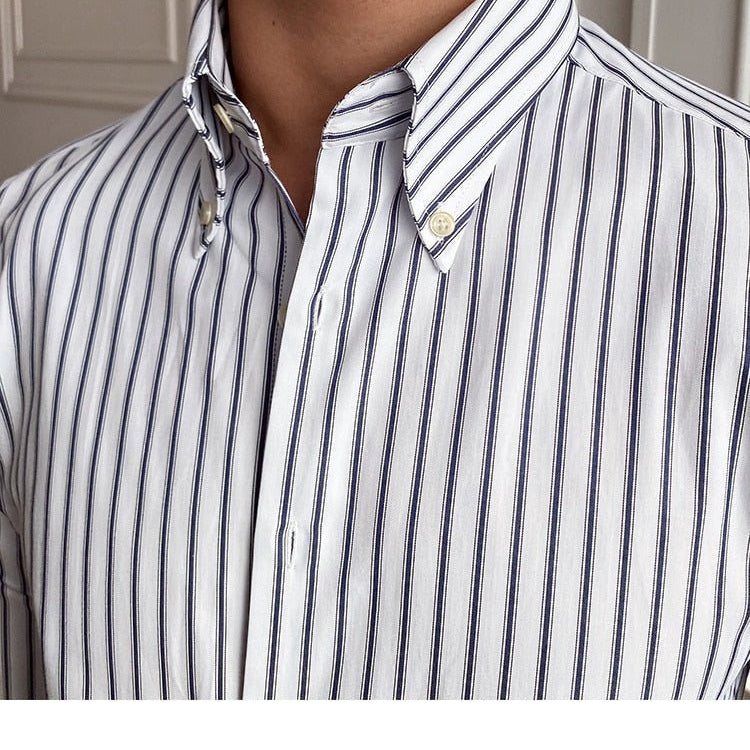 Casual Retro Striped Shirt - Antonios