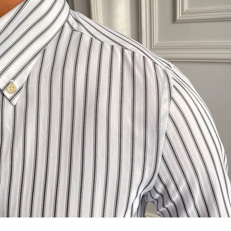Casual Retro Striped Shirt - Antonios