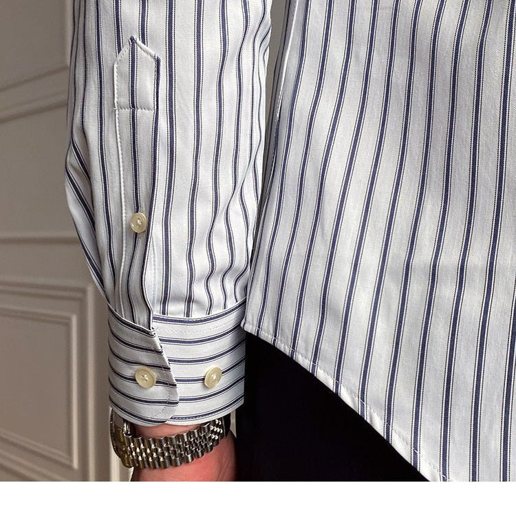 Casual Retro Striped Shirt - Antonios