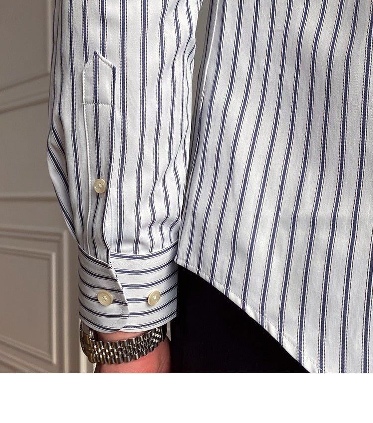 Casual Retro Striped Shirt - Antonios