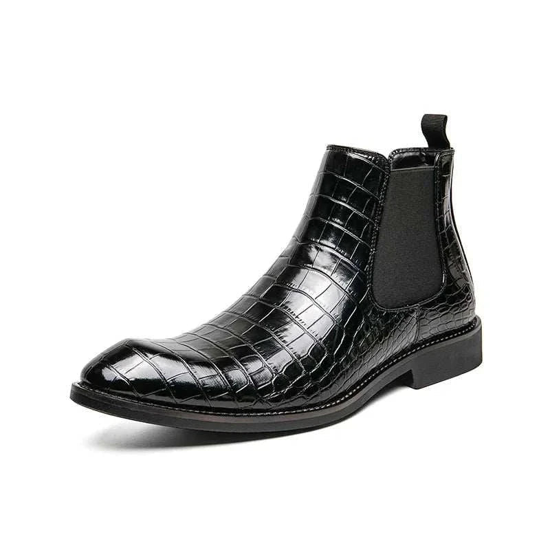 Casual snake pattern boots - Antonios