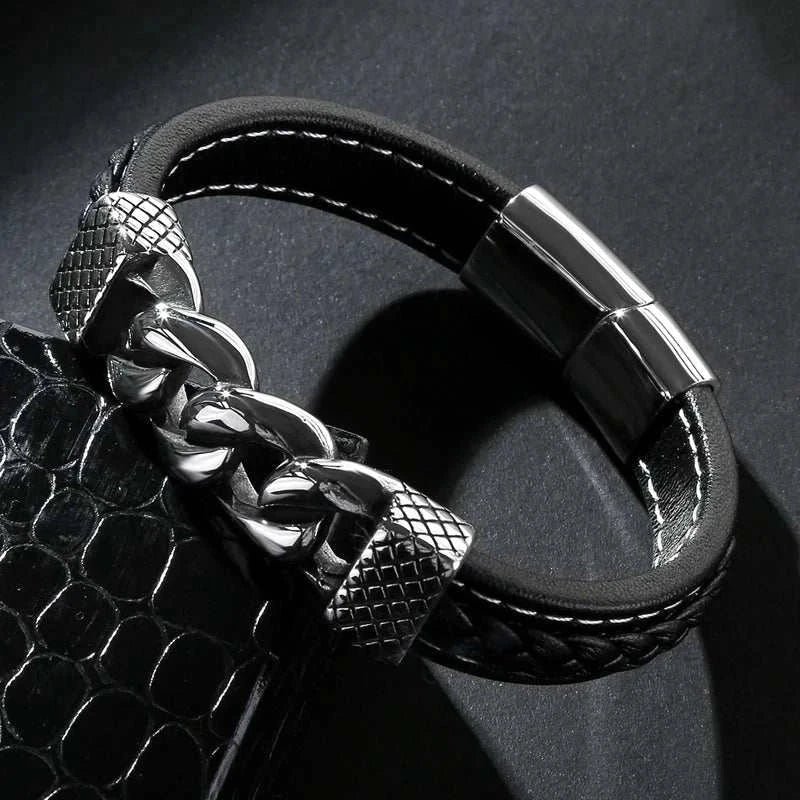 Classic chain stainless steel bracelet - Antonios
