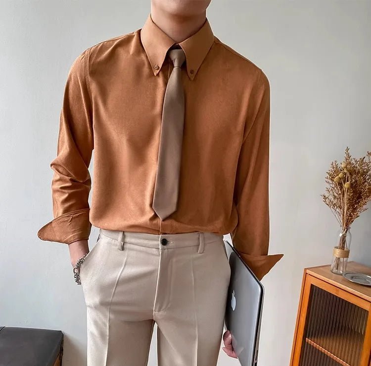 Classic single breasted shirt versatile comfort - Antonios