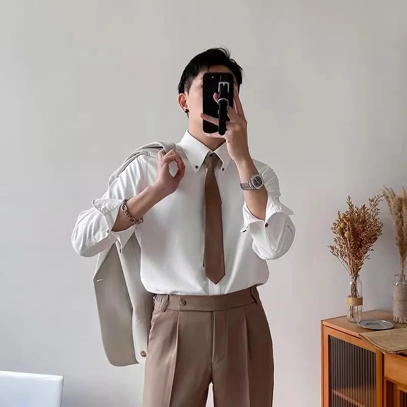 Classic single breasted shirt versatile comfort - Antonios