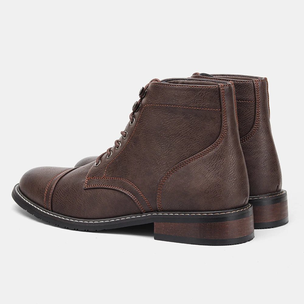 Classical ankle leather boots - Antonios