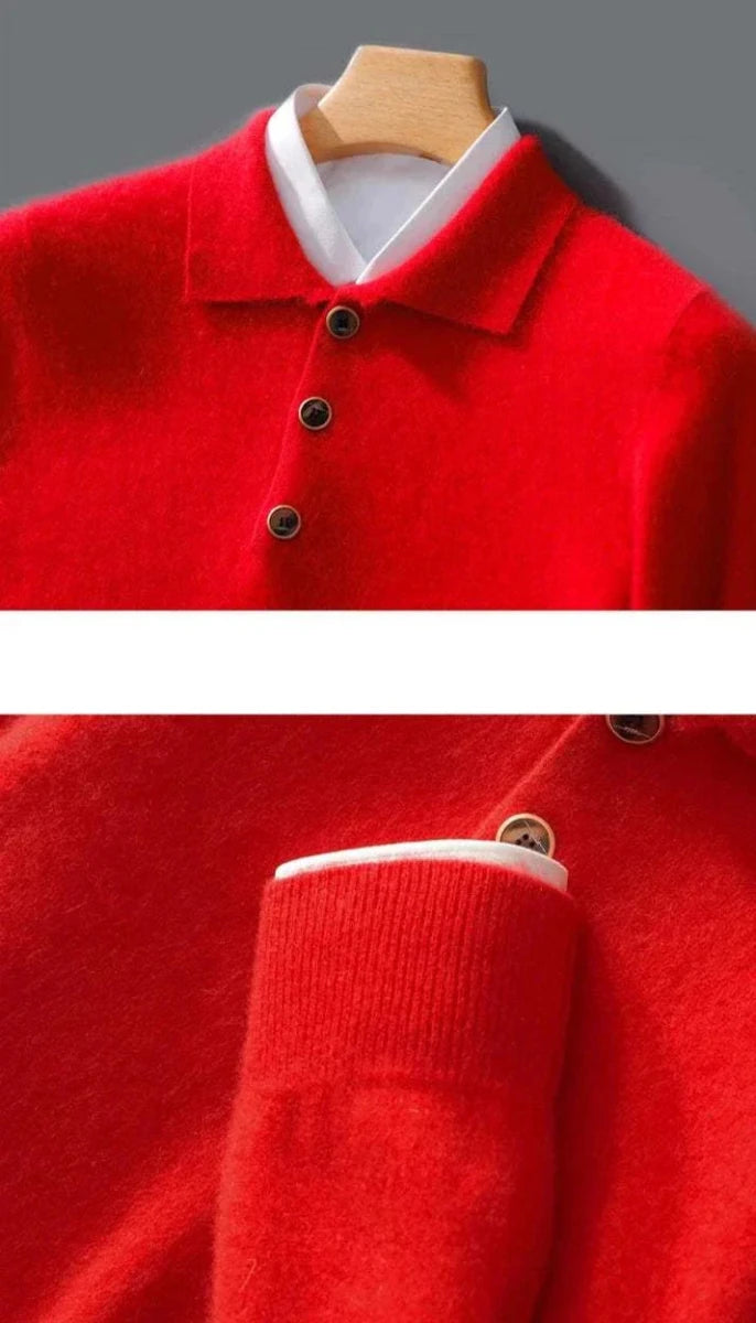 Cold season pure wool sweater - Antonios