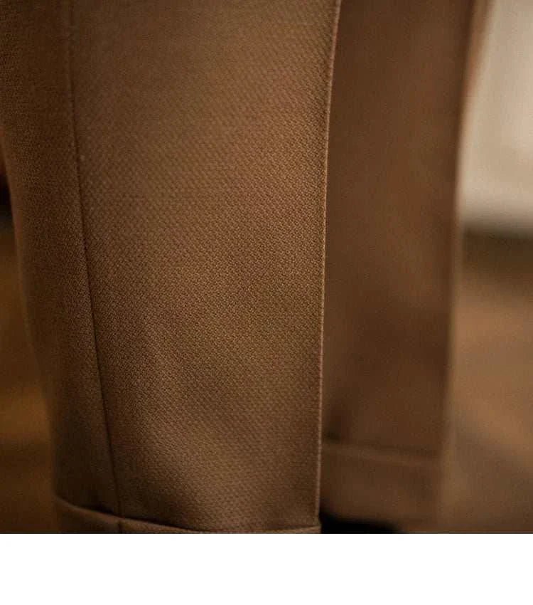 Cold season straight trousers - Antonios