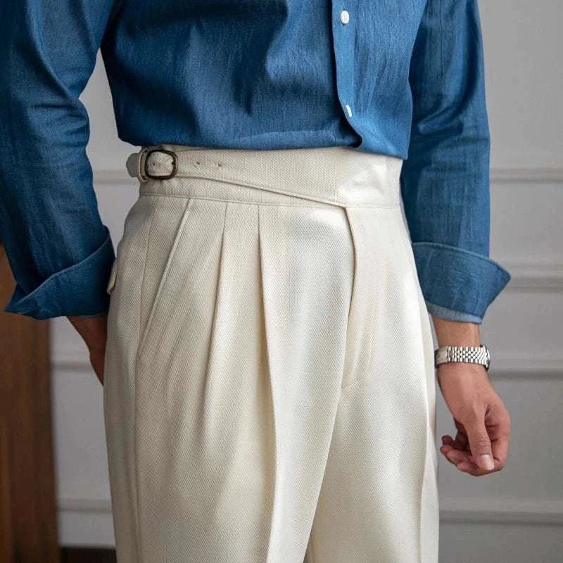 Cold season straight trousers - Antonios