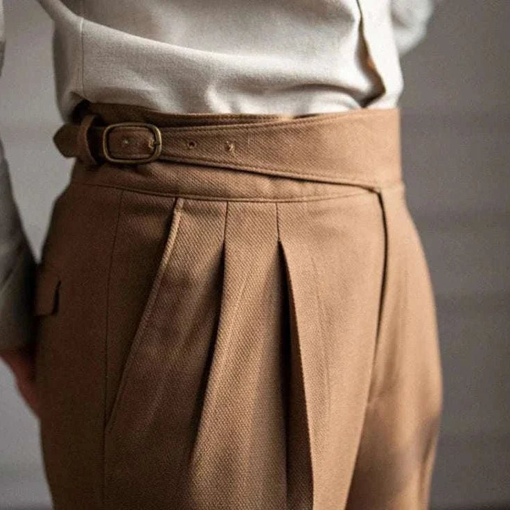 Cold season straight trousers - Antonios