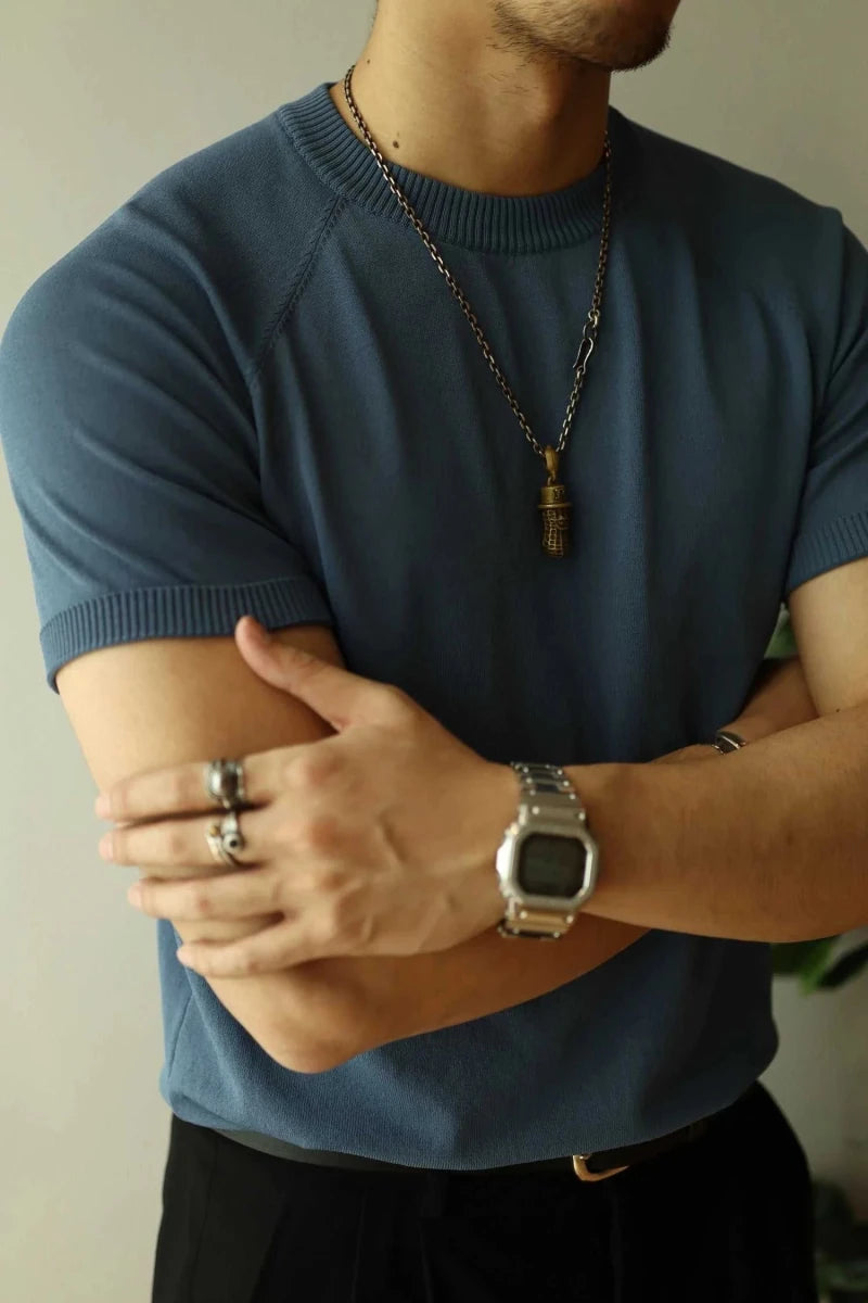 Comfortable vintage elegant t-shirt - Antonios