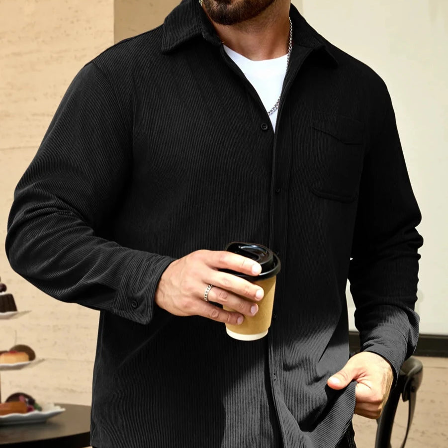 Corduroy oversized shirt - Antonios