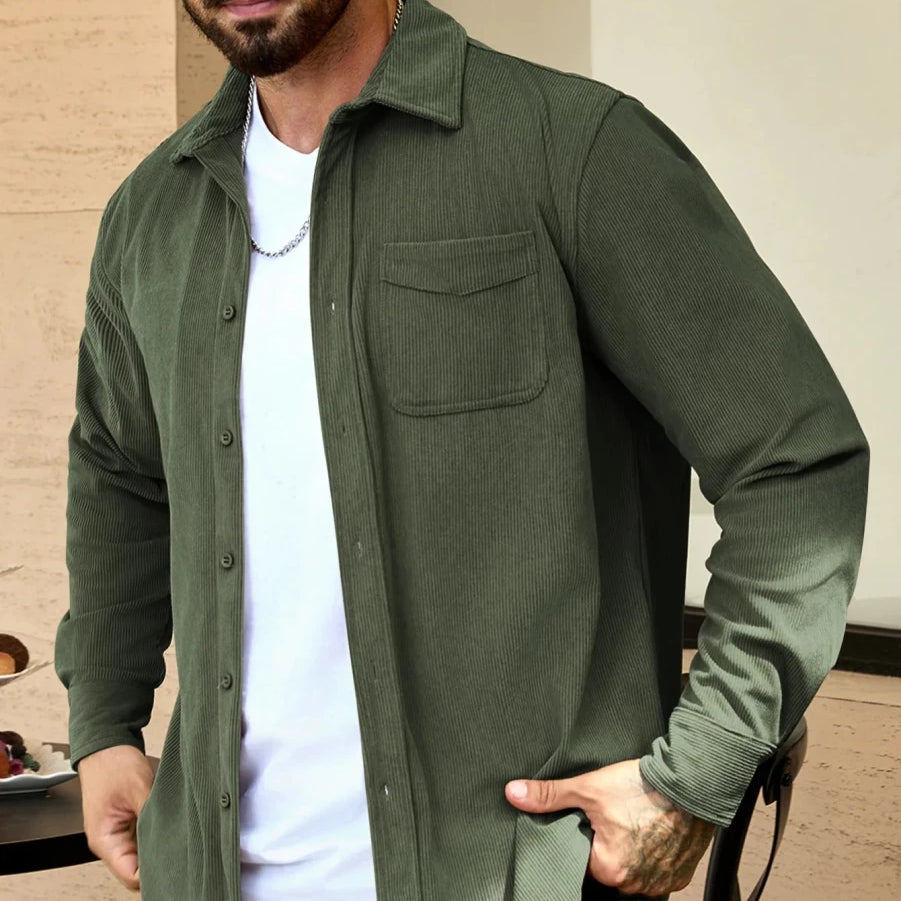 Corduroy oversized shirt - Antonios