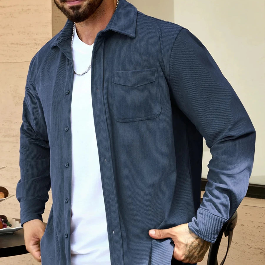 Corduroy oversized shirt - Antonios