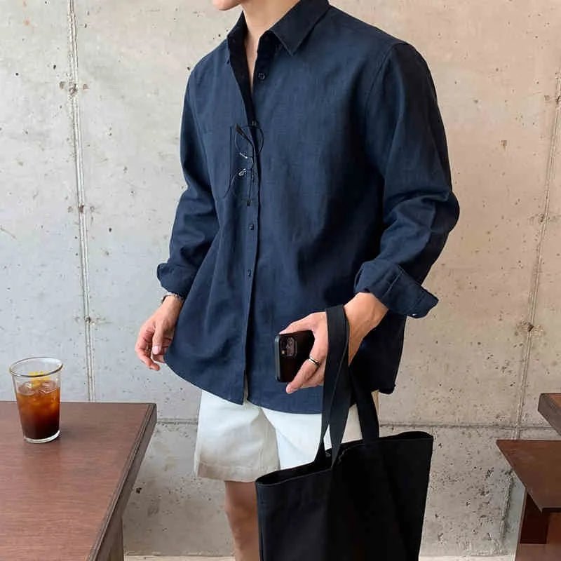 Cotton casual shirt lightweight beach style - Antonios