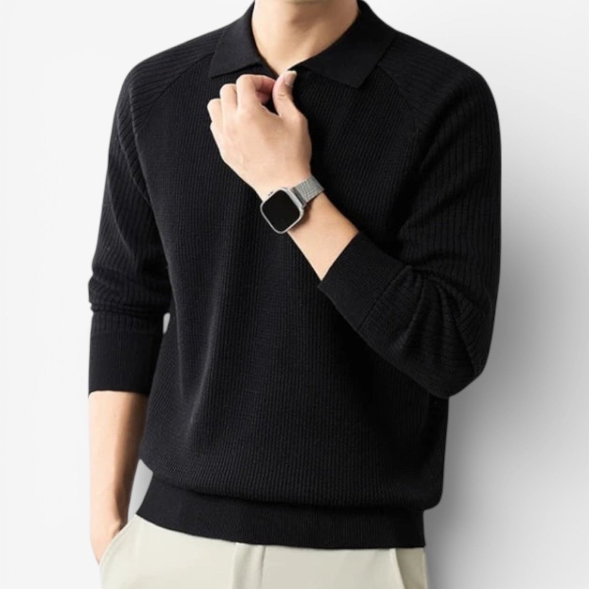 Cotton seagull collar shirt - Antonios