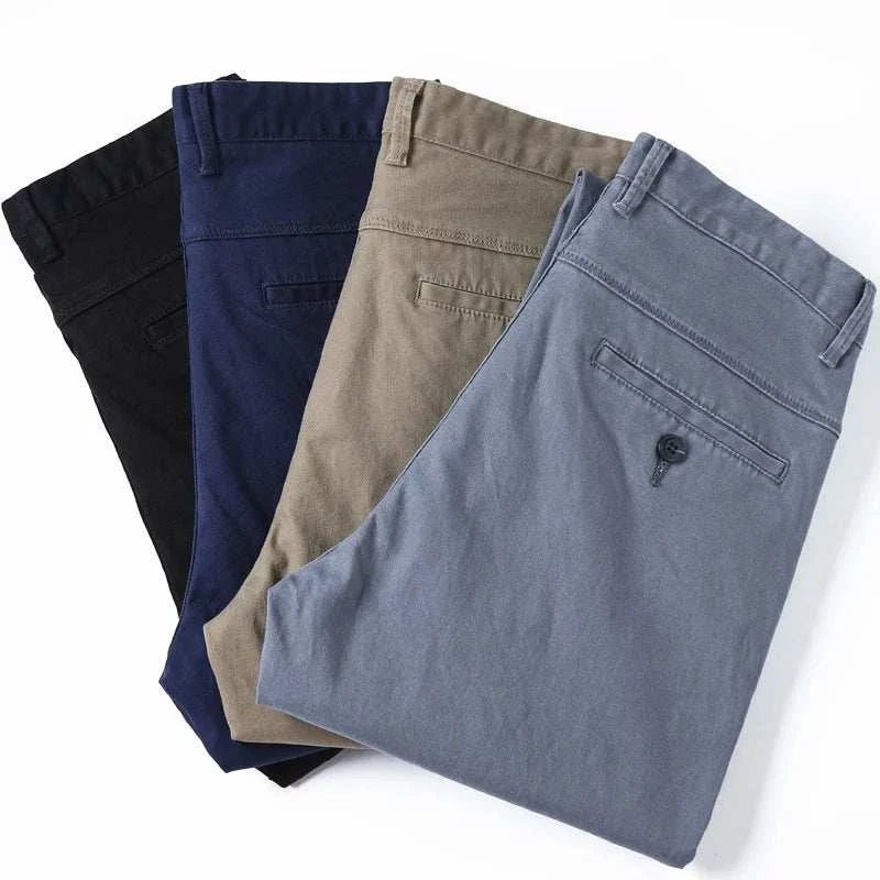 Cotton straight chino pants - Antonios