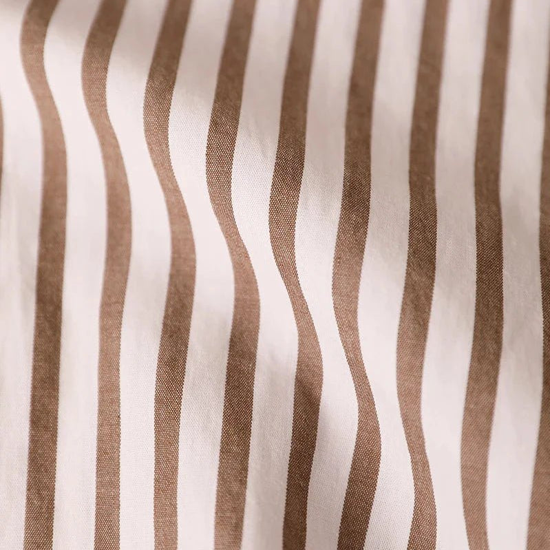 Cotton striped italian office shirt - Antonios