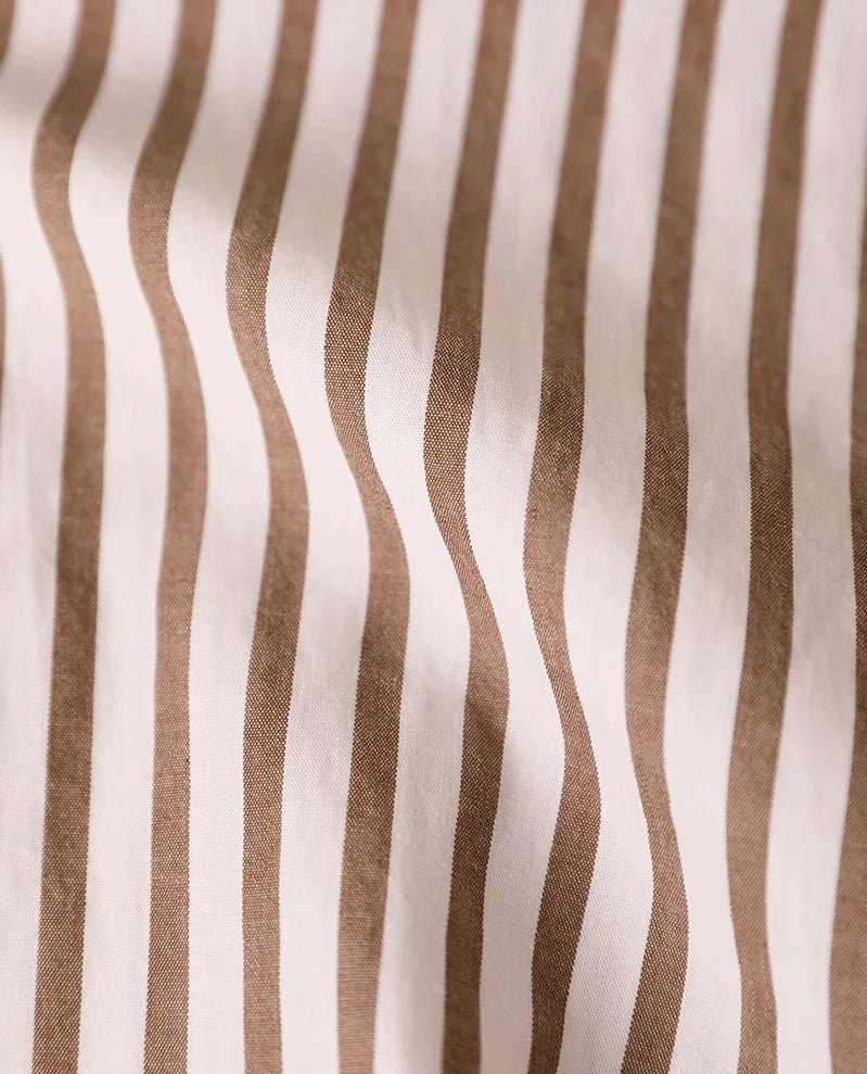 Cotton striped italian office shirt - Antonios