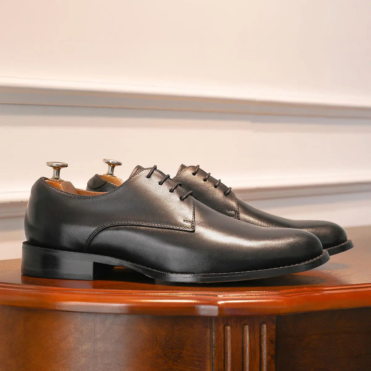 Derby formal business shoes made of genuine leather - Antonios