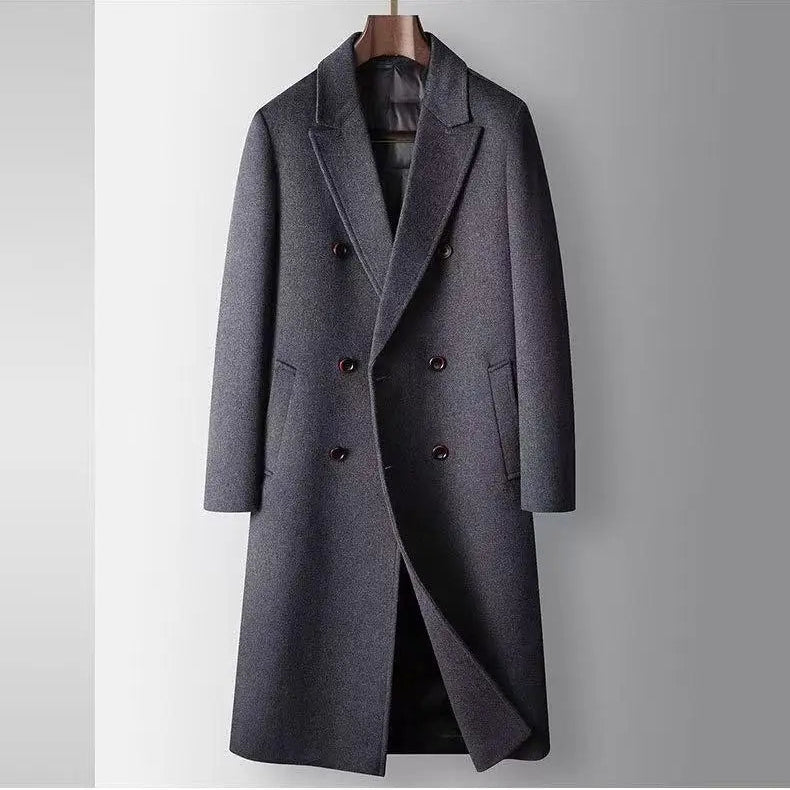 Double breasted woolen winter coat - Antonios